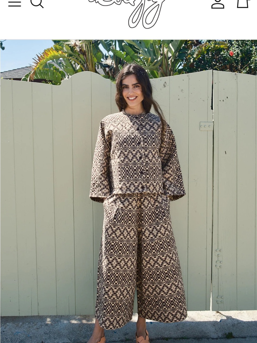 Ace & Jig reversible quilted amara cardi | spring 26 | yesterday MEDIUM NWT - Picture 4 of 6